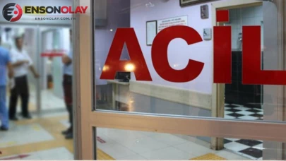 Bafra'da iş makinesi ile kamyonun çarpışması sonucu 1 kişi yaralandı