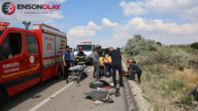 Nevşehir'de 2 otomobil çarpıştı : 4 kişi yaralandı