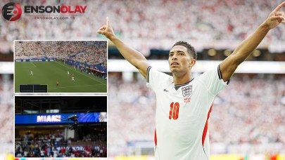 Dünya bu pozisyonu konuşuyor! Top kabloya çarptı mı? İngiltere'nin golünde tartışılan an