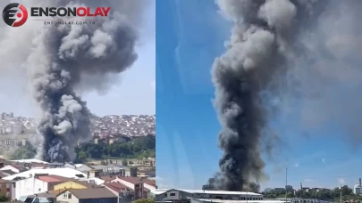 Arnavutköy'de Bir Fabrikada Yangın Çıktı: İtfaiye Ekipleri Olaya Müdahale Ediyor