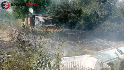 Bilecik'te bahçesindeki yangına müdahale ederken bayılan adam hayatını kaybetti