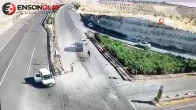 Şanlıurfa’daki feci kazanın güvenlik kamerası görüntüleri ortaya çıktı