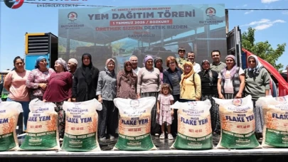 Yem Desteği Projesi üreticiye can suyu oldu