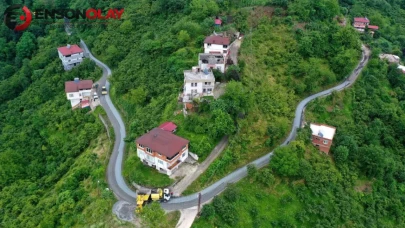 Ordu'nun kırsalında asfalt seferberliği