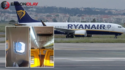 Ryanair uçağında camın patlamasıyla yaşanan tehlikeli an! Uzmanlardan 'emniyet kemeri' uyarısı geldi