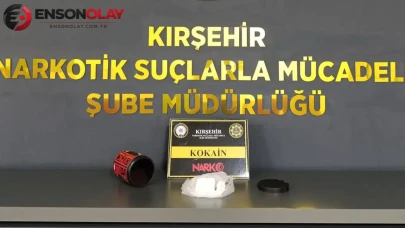 Kırşehir’de uyuşturucu operasyonu : 189 gram madde ele geçirildi