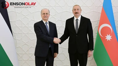 Azerbaycan Cumhurbaşkanı Aliyev, Filistin Başbakanı Mustafa Al-Maliki ile görüştü