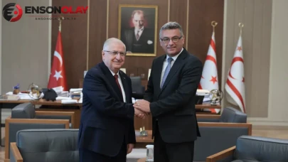 Bakan Yaşar Güler, KKTC Cumhurbaşkanı Tufan Erhürman ile görüştü