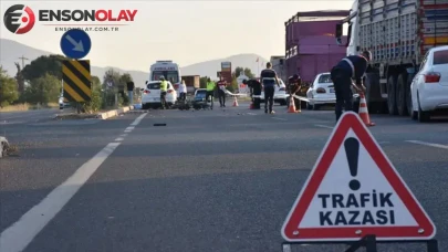 Afyonkarahisar’da tır ile minibüs çarpıştı : 79 yaşındaki sürücü öldü