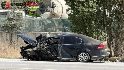 Mamak'ta Meydana Gelen Trafik Kazasında 3 Kişi Yaralandı