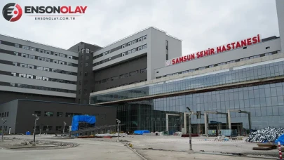 Samsun Bafra'da genç kadın 4'üncü kattan düştü