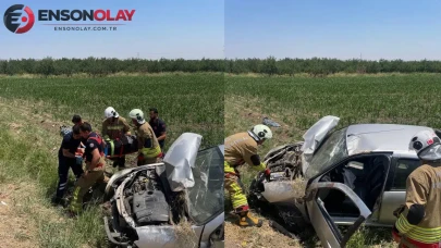 Kırıkhan'da Meydana Gelen Trafik Kazasında Araç Tarlaya Uçtu: Sürücü Hastanede Tedavi Altına Alındı