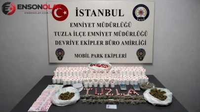 Tuzla'da uyuşturucu operasyonu : 14 bin 900 hap ele geçirildi