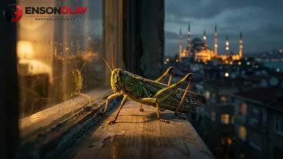 Boyları 6 santimetreyi buluyor... Sosyal medyayı sallayan görüntülere uzman yanıtı: İstanbul'da çekirge istilası mı var?