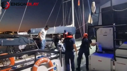 Muğla kıyılarında Sahil Güvenlik ekipleri tarafından yakalanan 67 kaçak göçmen denizde tespit edildi