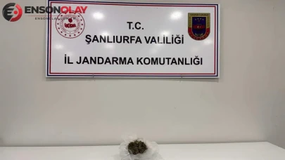 Şanlıurfa'da Bir Kişiden 100 Gram Esrar Çıktı!