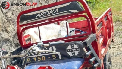 Giresun’da tarım aracı duvara çarptı : 1 ölü, 1 ağır yaralı