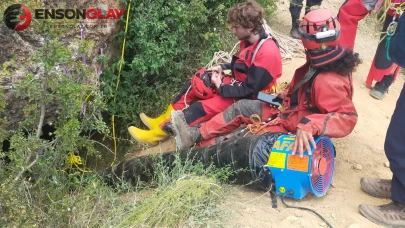 Çorum'da define için girdiği mağarada kayboldu : Arama çalışmaları ikinci gününde
