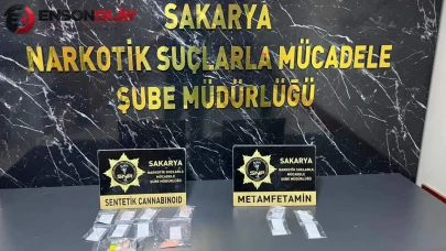 Sakarya'da uyuşturucu operasyonu : 9 kilo bonzai üretebilecek madde ele geçirildi