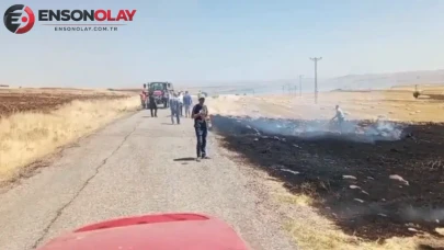 Tunceli Çemişgezek'te yangın : Ekipler kontrol altına aldı