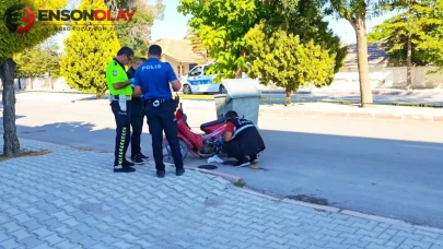 Aksaray'da motosiklet üzerinde kalp krizi geçiren şahıs hayatını kaybetti