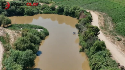 Büyük Menderes Nehri'nde kaybolan Şahin'i arama çalışmaları yeniden başladı