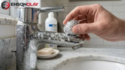Muslukları temizlemenin en etkili yöntemi alüminyum folyo mu?