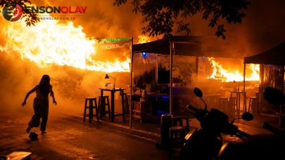 Eğlence mekanında korkunç yangın! Çok sayıda ölü var