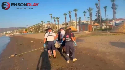 Marmaris Halk Plajı'nda Denizde Ölü Bir Kişiye Rastlandı