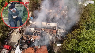 Karabük’te meydana gelen yangın felaketinde 2 yaşındaki bir çocuk hayatını kaybetti, aile yasa boğuldu