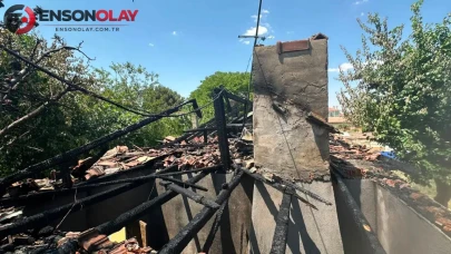 Kulu'da Bir Müstakil Evde Çıkan Çatı Yangını Korku Dolu Anlar Yarattı: Ev, Kullanılamaz Duruma Geldi