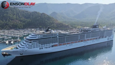 'MSC Divina' kruvaziyeri Marmaris'te