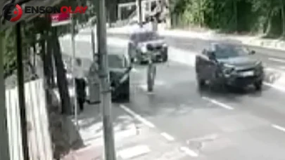 Pendik'te yayaya çarpmamak için direksiyon kırdı : Dede ve torununu yaralandı