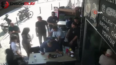 Döner yerken boğazına takılan kadını polisin müdahalesi kurtardı
