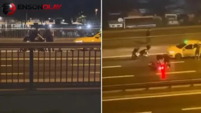 Bakırköy'de 2 ayrı motosiklet kazası : 1'i ağır 3 yaralı