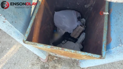 Sokaktaki kavga sonrasında okulun önündeki çöp kutusunda tabanca çıktı