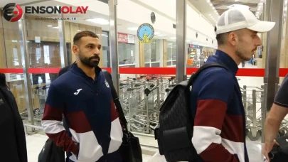 Trabzonspor, Ferencvaros maçı için Macaristan’a gitti