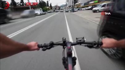 Rize'de bisiklet sürücüsüne saldıranlara 360 bin liraz ceza kesildi