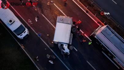 Esenyurt'ta 11 aracın karıştığı zincirleme kaza: 6 kişi yaralandı