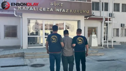 Aydın Söke'de 9 yıl hapis cezası bulunan şahıs yakalandı
