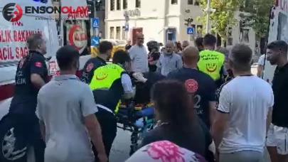 Samsun'da kucağındaki torunuyla yolun karşısına geçen kadına otomobil çarptı