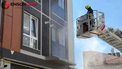 Bolu'da evde çamaşır makinesi alev aldı : Mahallede panik yaşandı