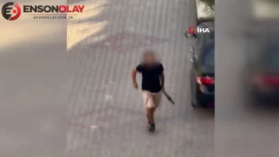 Tartıştığı kişinin kapısına pompalı tüfekle dayandı, mahalleliye korku dolu anlar yaşattı