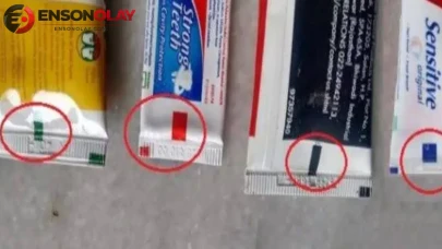 Diş macunlarının arkasındaki renkli çizgiler meğer o anlama geliyormuş!