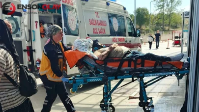 Samsun Bafra'da Traktör Römorku Devrilerek 6 Kişinin Yaralanmasına Neden Oldu!