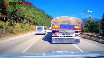 Karabük'te hatalı sollama yapan otomobil kazaya neden oluyordu