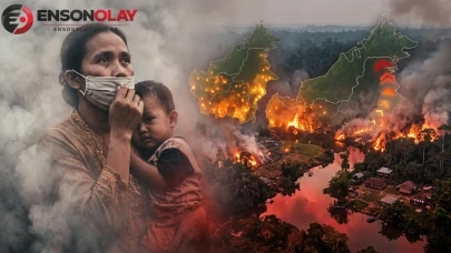 Yangınlar durdurulamıyor! Zehirli duman komşu ülkelere ulaştı, 50 binden fazla vaka kaydedildi: Eğitime ara verildi