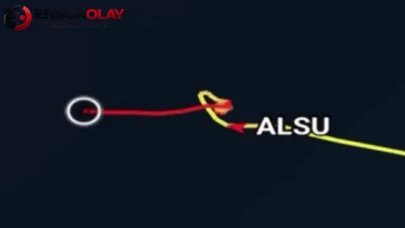 Alsu Gemisi Kaza Sonrası Yaptığı Manevralar Uydudan Görüntülendi
