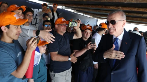 Erdoğan'dan 7.Etnospor Kültür Festivali'ne ziyaret