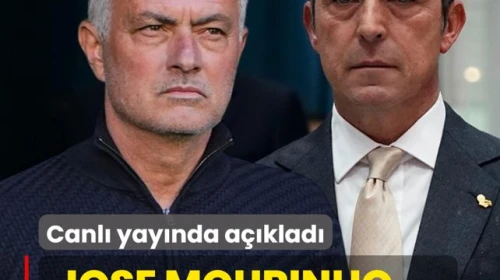 Jose Mourinho kararı! Ali Koç canlı yayında açıkladı